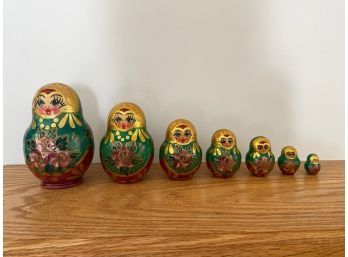 Set Of Seven Matryoshka Dolls