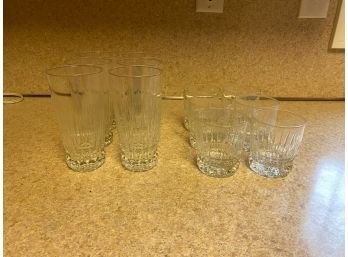 Set Of Short And Tall Tumbler Glasses