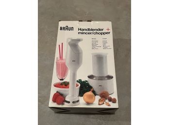 Braun Hand Blender & Mincer/chopper
