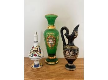 Venetian Vase, Greek Urn, Greek Pitcher