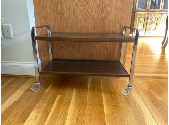 Vintage TV Or Stereo Cart On Casters