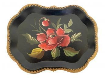 11 Floral Metal Plates From G. Fox & Co