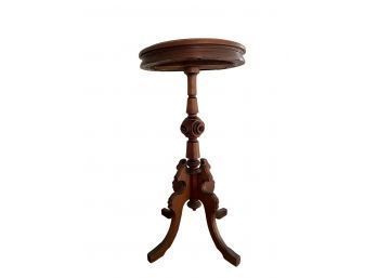 Candlestick Plant Stand, Wood