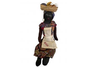 Handmade Jamaican Woman Doll