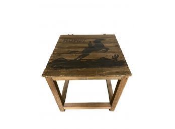 'howdy' Wooden Table