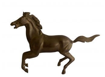 Brass Galloping Horse Statue