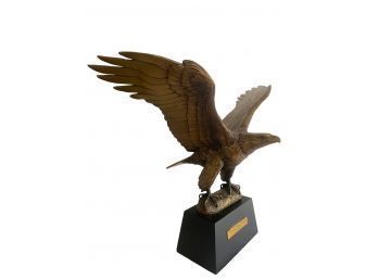 Bronze, The Great American Eagle By Gilroy Roberts, Franklin Mint Sculpture