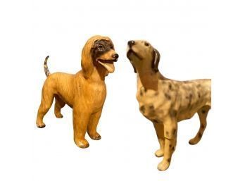 Antique Mortens Studio Dog Figurines