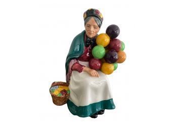 Royal Doulton, The Old Balloon Seller Woman Figurine