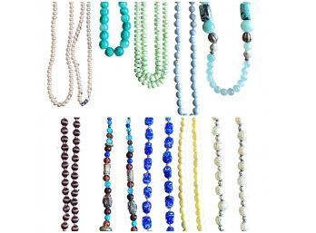 10 Beaded Necklaces, Various Ages, Vogue