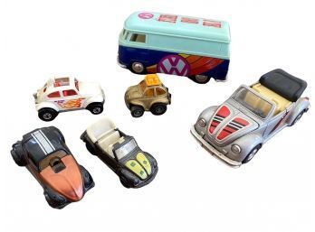 VW Toy Lot, Die Casts, Wax Mold, Glass VW Ring Dish