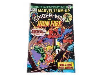 Marvel Comic Book: Marvel Team Up, Spiderman And Iron First, 1975, #31