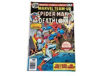 Marvel Comic Book: Marvel Team Up, Spider Man And Deathlok, 1976 #46