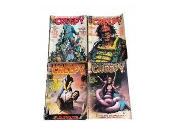 6 CREEPY Comics Magazines