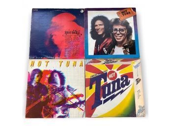 Hot Tuna: 8 Vinyl Record Album Lot:  Hoppkory, Americas Cheese, Final Vinyl, Splash Down,Historic, Burgers,