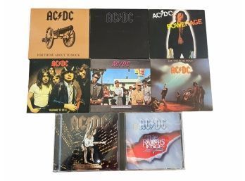 AC/DC 8 CD Lot And Let There Be Rock Blu-ray & DVD Limited Edition #34857 Of 90000