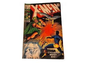 Marvel Comic Book: 1969 X-men 12 Cent Comic, No. 54. Cyclopes Must Die.