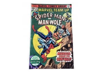 Marvel Comic Book: Marvel Team Up, Spider Man And Man-wolf, 1975, #37