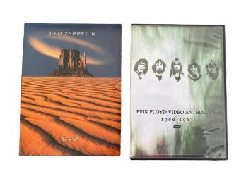 Pink Floyd Video Anthology 1966-1983 3 DVD Set & Led Zepplin 2 DVD Set
