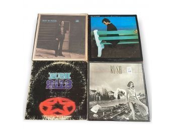 Mixed Lot: 8 Vinyl Record Album Lot: Boz Scaggs - Silk Degrees,  Mick Jagger - Shes The Boss,  Rush - 2112