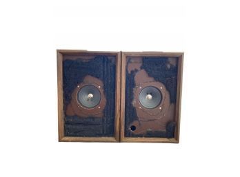 Pair Of Vintage Speakers
