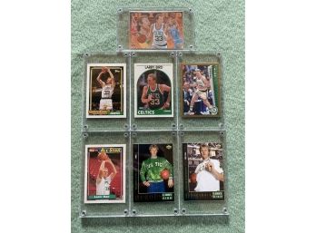 Larry Bird Basket Ball Card Collection & 1989 Celtics Team Set Cards