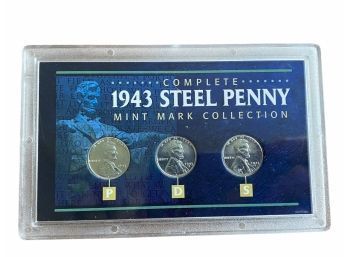 1943 Steel Penny Mint Mark Collection