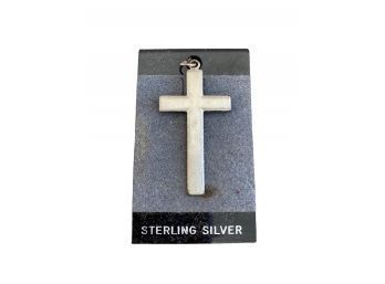 Sterling Silver Cross 1.5 Inches Long