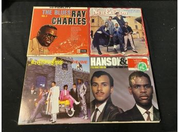 Vinyl Record Albums: Ray Charles, The Dells, Temptations, Chuck Berry, Bo Diddley, Aretha Franklin