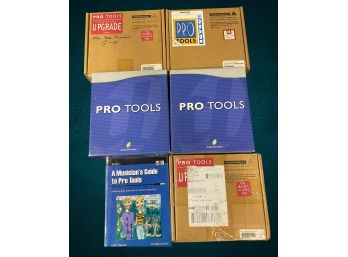 Software Lot Of Multiple Versions Of Pro Tools, Sound Designer