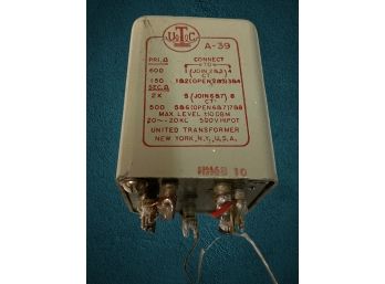 UTC A-39 Audio Line Transformer