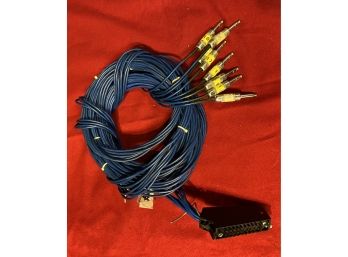 Tuchel Cable Snake 20 Feet Long  8 X Male 1/4 Inch TRS