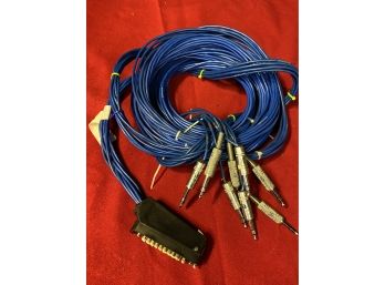 Tuchel Cable Snake 18 Feet Long  8 X 1/4 Inch Male TRS