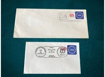 Whalers & UCONN Stamped Envelopes