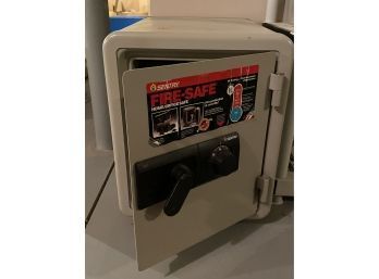 Sentry Fire Combination Dial Safe, Open, With Combo