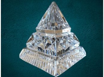 Waterford Pyramid Paper Weight
