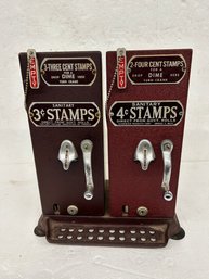 Vintage 3&4 Cent Stamp Machine - Schermack Products Corp.- 11x13 Inches