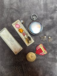 Lot Of Jewelry Including Stopwatch And Metal