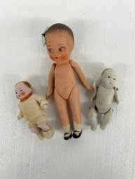 Three Mini Dolls