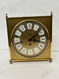 Brass Howard Shelf Clock Made In West Germany
