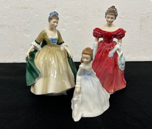 Three  Royal Doulton Figurines