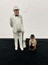 Two Winston Churchill  Royal Doulton Figures  - One From The 1984 Men Of History Collection