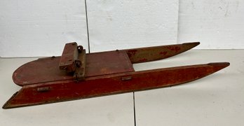 Early Wooden Sled - 11x44