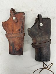 Two Leather Holsters