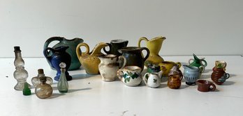 Lot Of Early Miniature Pitchers