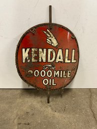 Kendall Oil Sign -10 Inch Diameter