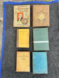 Lot Of Estate Books Including Shepps Worlds Fair Photographs & The Alcott Volume Under The Lilacs.