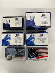 U.S. Mint 50 State Quarters Proof Sets - 23 Sets Total - Not All Years Included