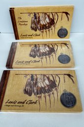 Three (3) Lewis And Clark Coinage And Currency Sets - Note Damage To One Box