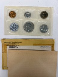0ne (1) 1961 U.S. Mint Uncirculated Coin Set
